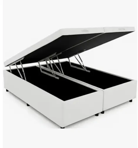 Box bipartido branco queen