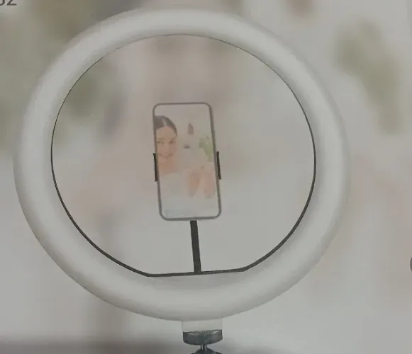 Anel de luz lâmpada para filmagens e fotos