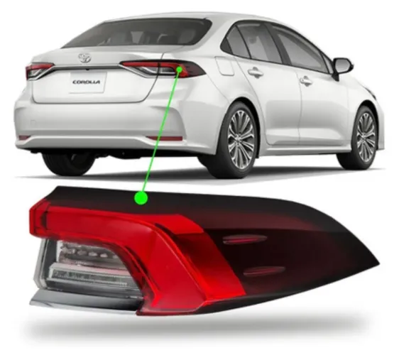 Lanterna Led Canto Lado Direito Corolla Altis 2022 Original 
