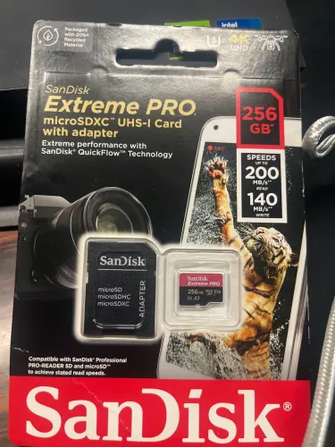 Sandisk extreme pro 256 tb 200 mb/s speeds
