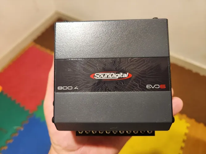 Modulo Amplificador Soundigital Sd800.4 800w Evo 6 4 Canais