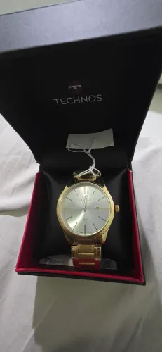 Relógio Technos Steel Dourado Novo