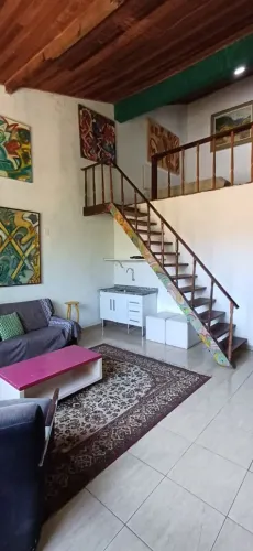Alugo loft mobiliado 250m da praia do Pontal