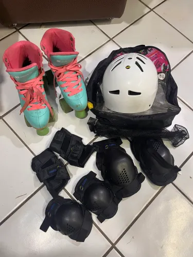Patins Oxer Quad completo 