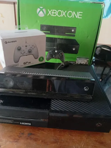 Xbox one na caixa 