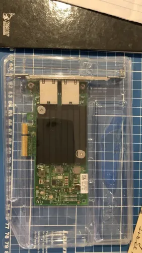 Placa de Rede Servidor Dell / Intel Dual Port RJ45 PCI-e - Nova / Sem Uso!