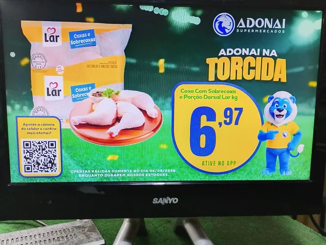 TV SANYO MODELO 19241 n SMART é led LEIAM ! 
