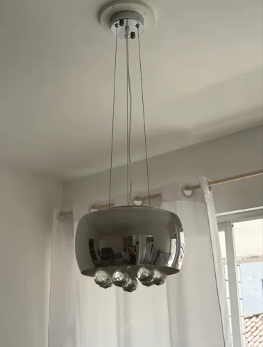 Lustre Cromado Prata 