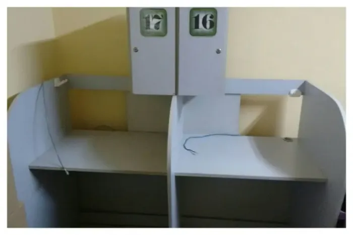 ESTAÇÃO DE TRABALHO (MÓDULO CALL CENTER) para 2 lugares