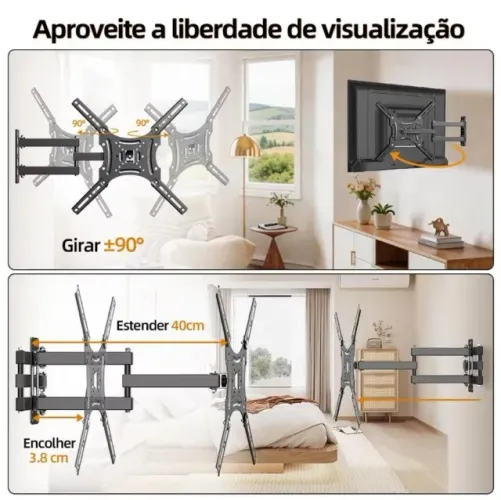 Suporte para TV de 23 a 65 Polegadas