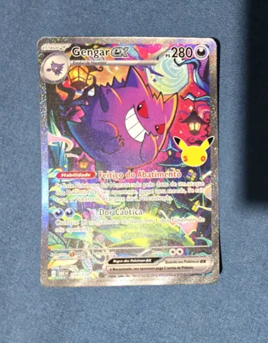 Carta de Pokemon 30 anos Gengar Ex