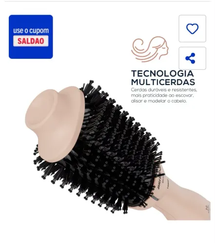 Escova secadora modeladora
