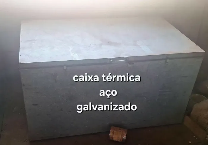 Caixas térmicas de aço galvanizado 50 l e 30l