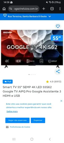 TV smart 55