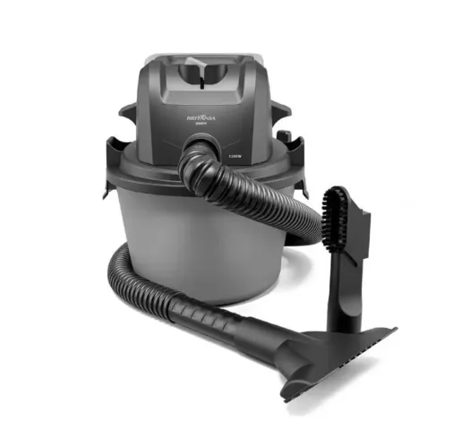Aspirador de Pó e Água Britânia ASP101 1300W 6 Litros Cinza com Função Sopradora