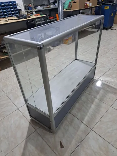 Balcão de Alumínio c/ Vidro