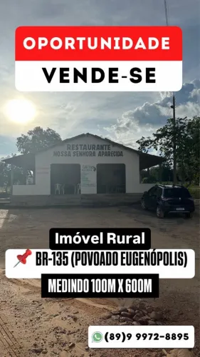 OPORTUNIDADE DE INVESTIMENTO ÀS MARGENS DA BR-135