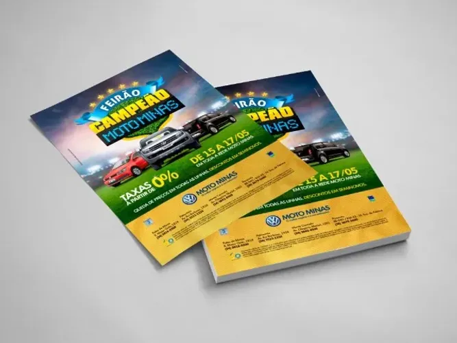 Panfletos Personalizados 1.000 Unidades
