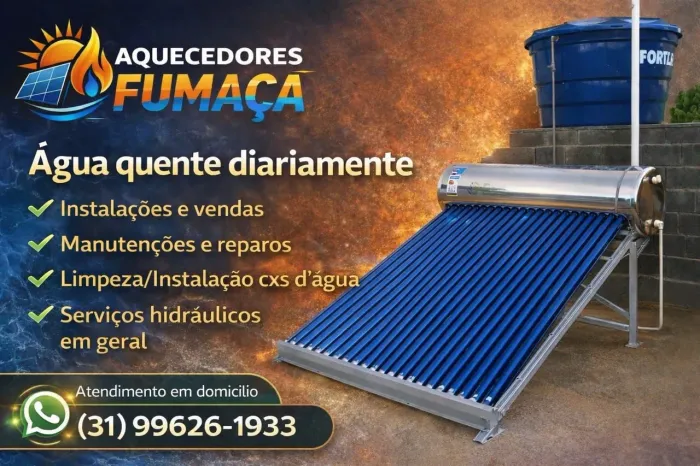 Instalação de aquecedor solar 