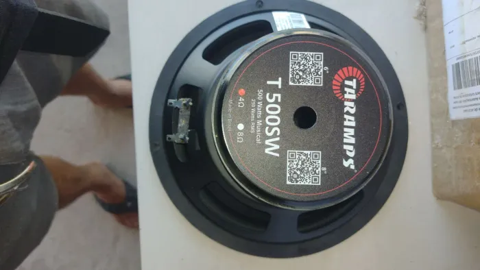 Auto falante Subwoofer Taramps T500 250 RMS de 8 polegadas 