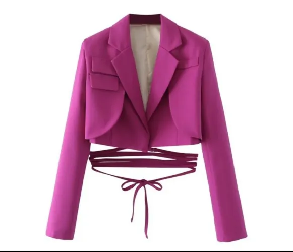 Mini blazer croped Tam P