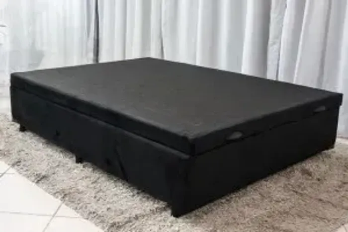 Novo! Base Baú Casal Preta