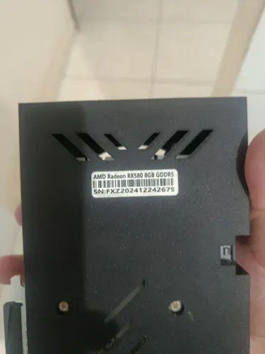 Placa de vídeo RX 580 8GB GDDR5 HDMI DP DVI PCIE3.0x16.