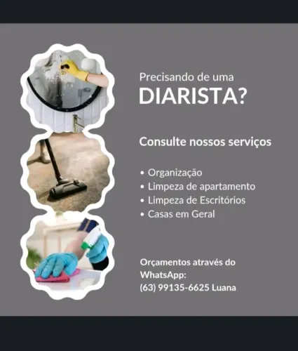 Faço FAXINAS & DIÁRIAS por SEMANA 