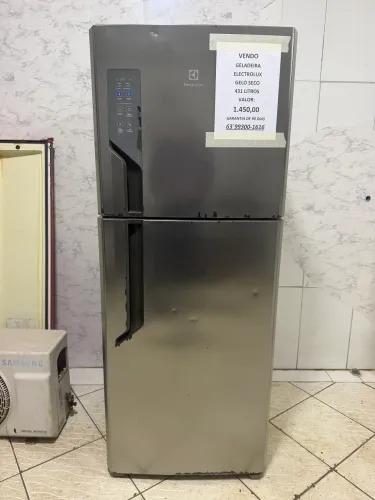 VENDO GELADEIRA ELECTROLUX INOX 433 LITROS VALOR 1.450,00