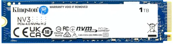 SSD Kingston NV3 1TB M.2 2280 NVMe Gen4