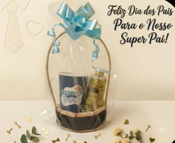 Cesta presenteavel dia dos pai