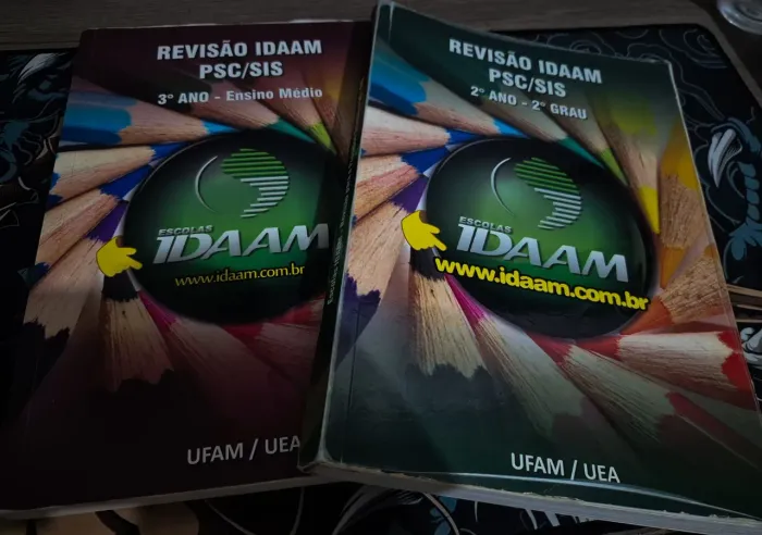 Livros Revisão IDAAM PSC / SIS - 2º e 3º Ano Ensino Médio (UFAM / UEA)