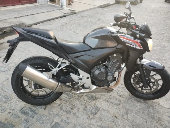 CB 500f 2015 - Moto sem detalhes, pronta pra transferir!