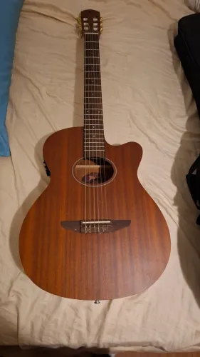 Violão Tagima Nylon Eletroacústico Mahogany Vegas importado + palheta branca