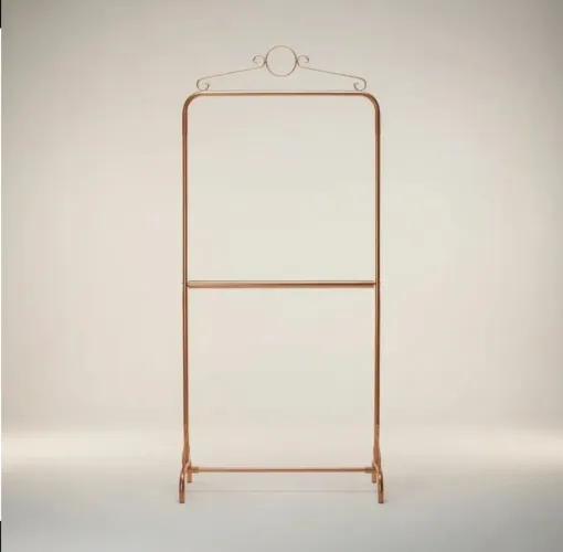 Arara de solo rosê Gold 2 nível modelo retrô segundo nível removível 1,00m x 1,80m