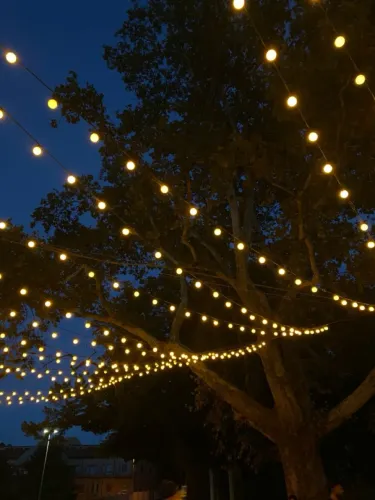 Varal de luzes 30m - decoração