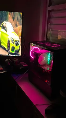 PC Gamer Core i3 10105F RX590 16GB DDR4