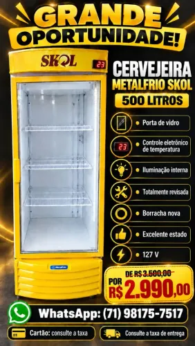 Cervejeira em promoção