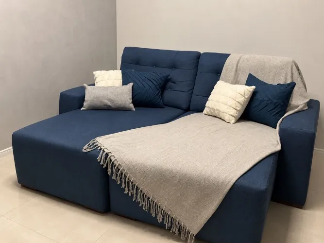 Sofá azul 