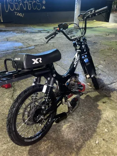 Caloi Mobillete 2 tempos 75cc mexida + óleo de brinde