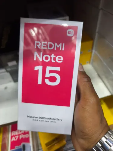 Xiaomi Redmi Note 15 Global 256GB. Novo lacrado com garantia.