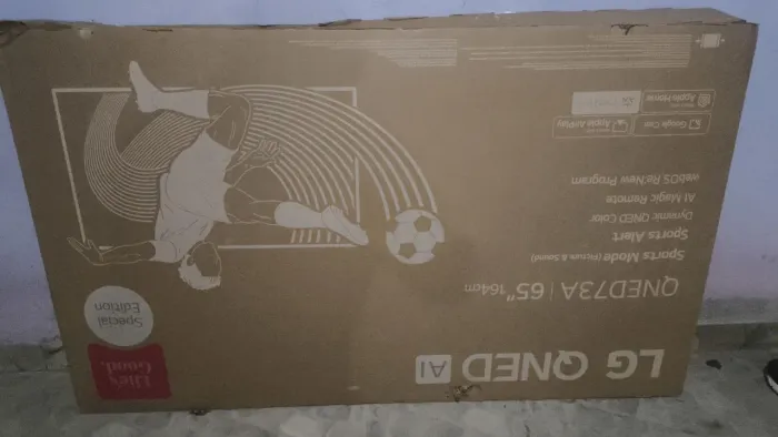 Vendo uma tv 65 polegadas qned LG com 1 semana de uso tenho nota fiscal
