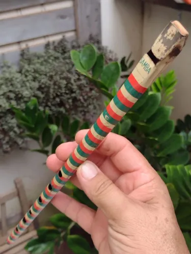 Flauta antiga marca Samba ano 50/60 