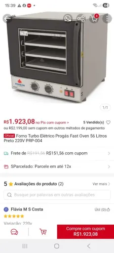 Oportunidade,forno semi industrial 