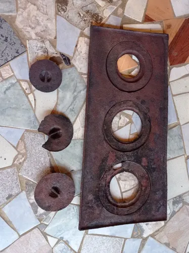 Chapa pa fogão a lenha.