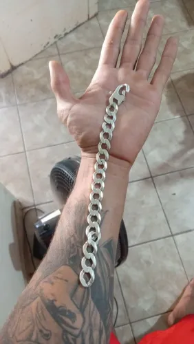 Pulseira de prata 925 de 40 gramas