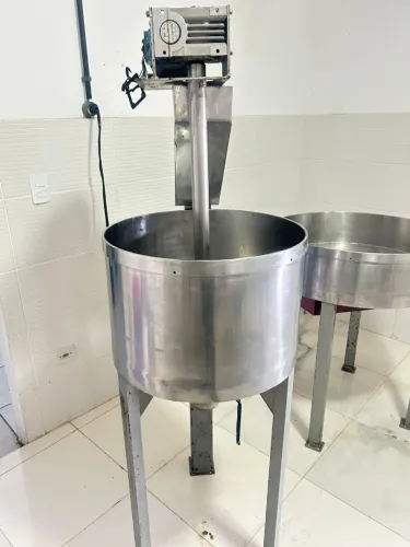 Tanque misturador inox 304 reforçado Chapa 14