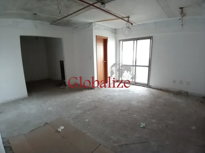Sala comercial para venda em santos com 1 vaga de garagem, varanda e sala de reuniões por