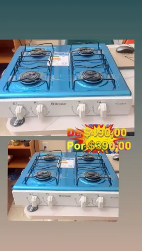 Fogão de mesa novo