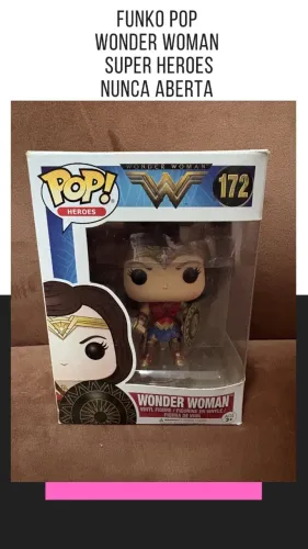 FUNKO POP WONDER WOMAN NA CAIXA